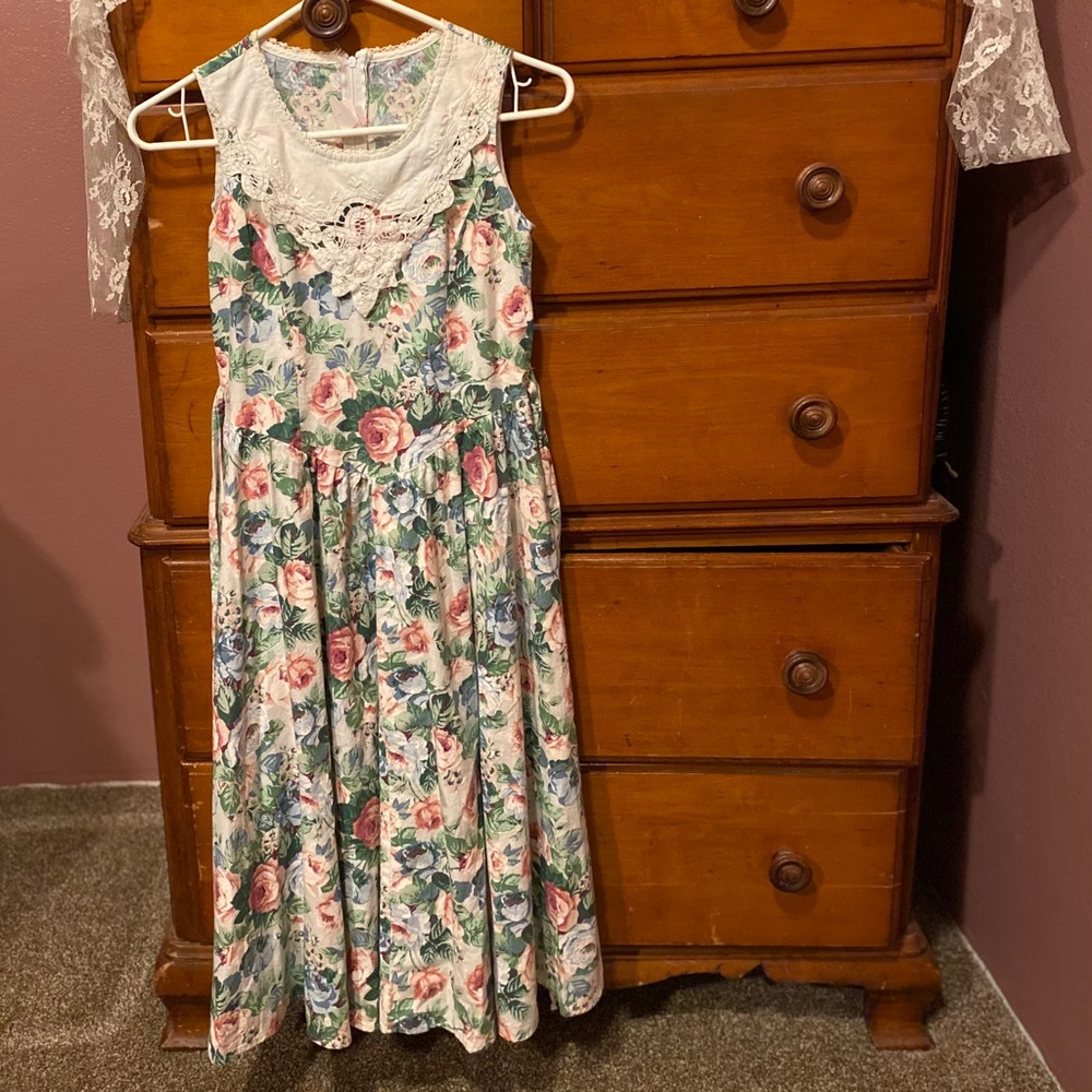 Alison Rose vintage garden dress